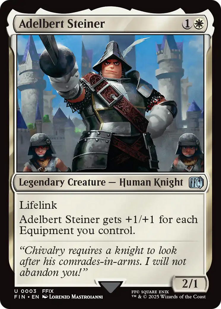 Adelbert Steiner [FINAL FANTASY] | Dumpster Cat Games