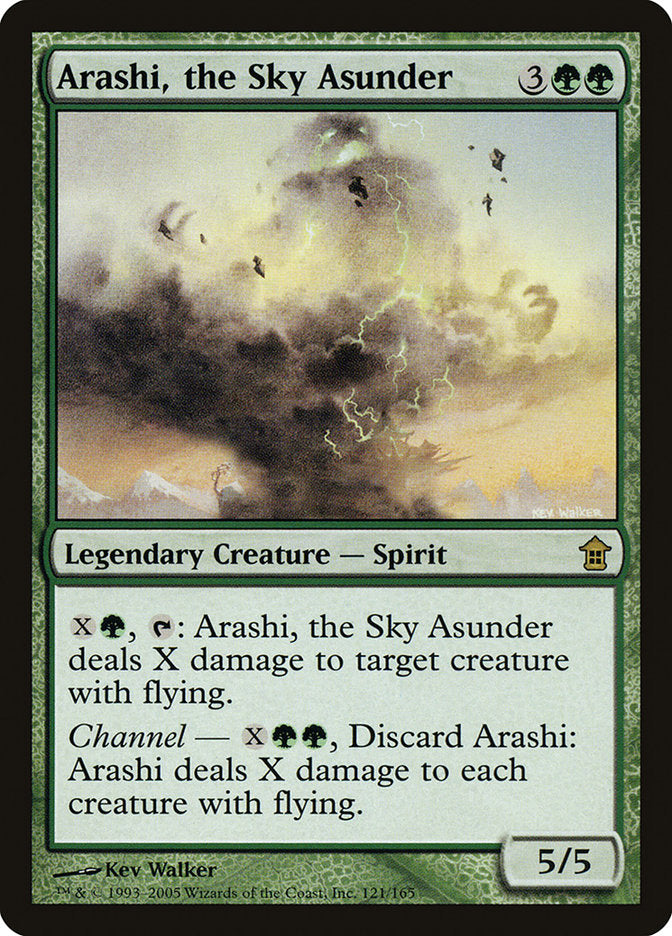 Arashi, the Sky Asunder [Saviors of Kamigawa] | Dumpster Cat Games