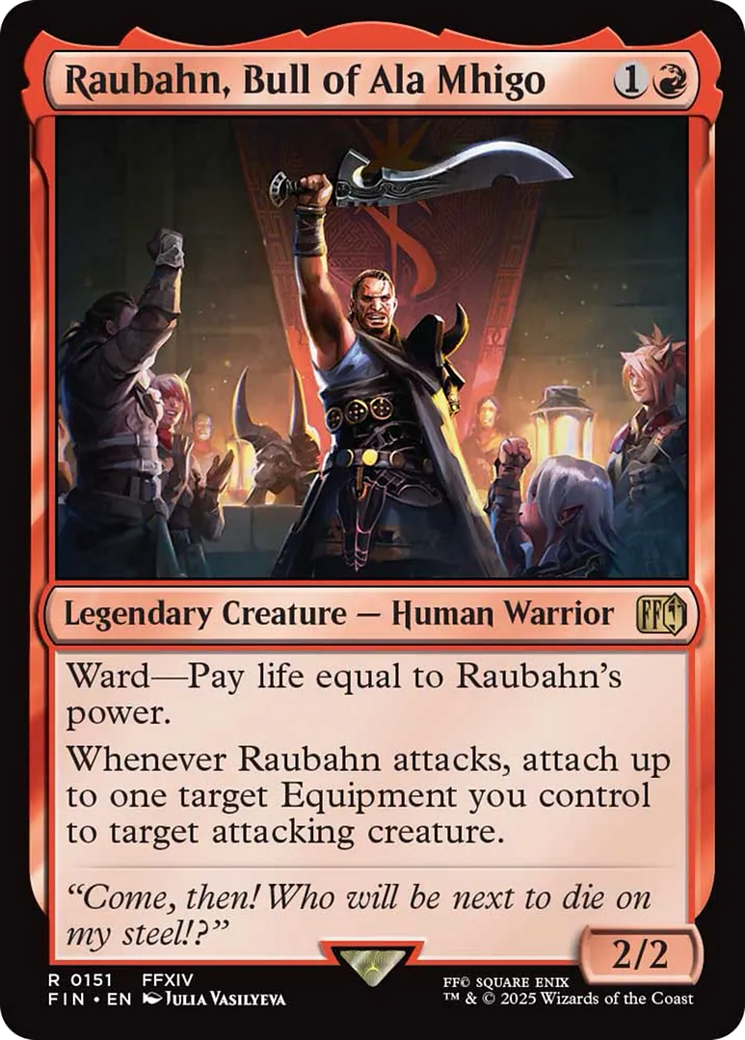 Raubahn, Bull of Ala Mhigo [FINAL FANTASY] | Dumpster Cat Games