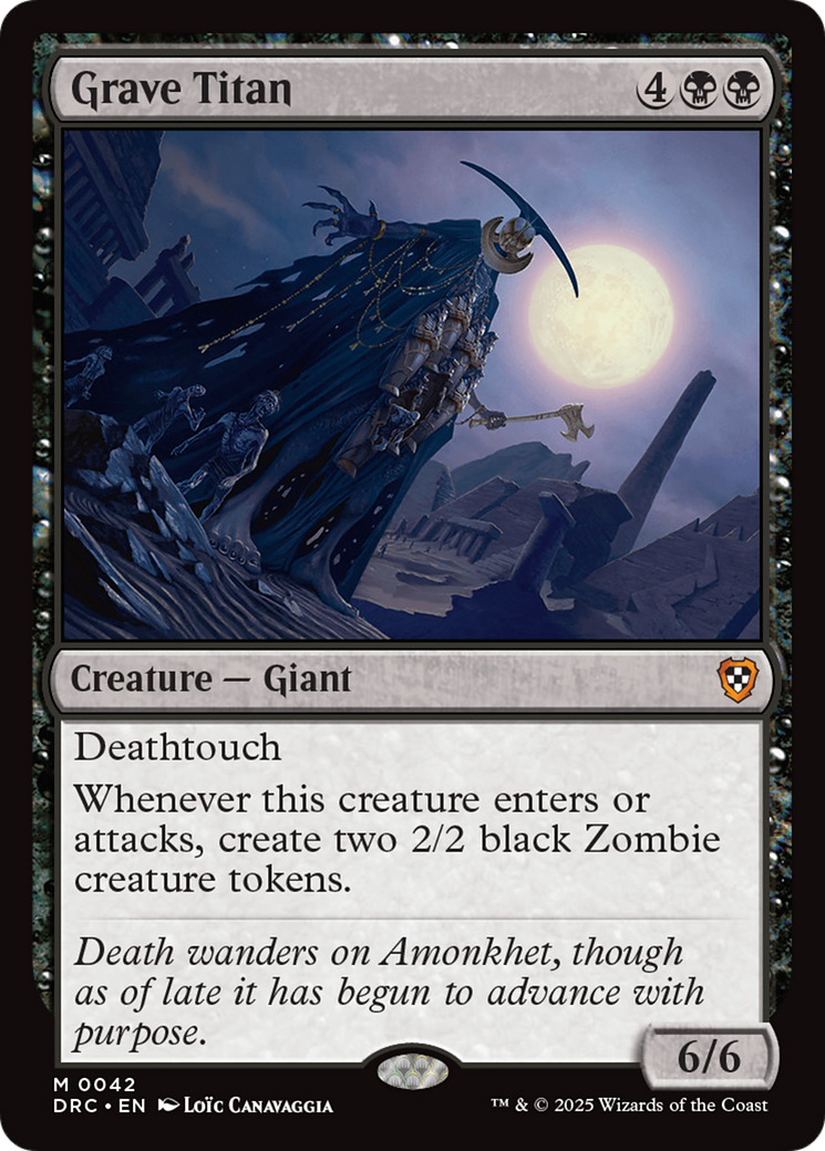 Grave Titan [Aetherdrift Commander] | Dumpster Cat Games