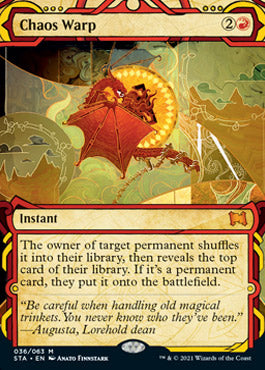 Chaos Warp (Foil Etched) [Strixhaven: Mystical Archive] | Dumpster Cat Games