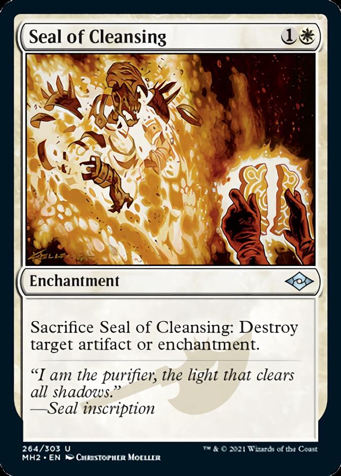 Seal of Cleansing (Foil Etched) [Modern Horizons 2] | Dumpster Cat Games