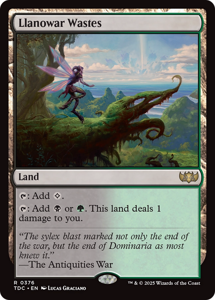 Llanowar Wastes [Tarkir: Dragonstorm Commander] | Dumpster Cat Games