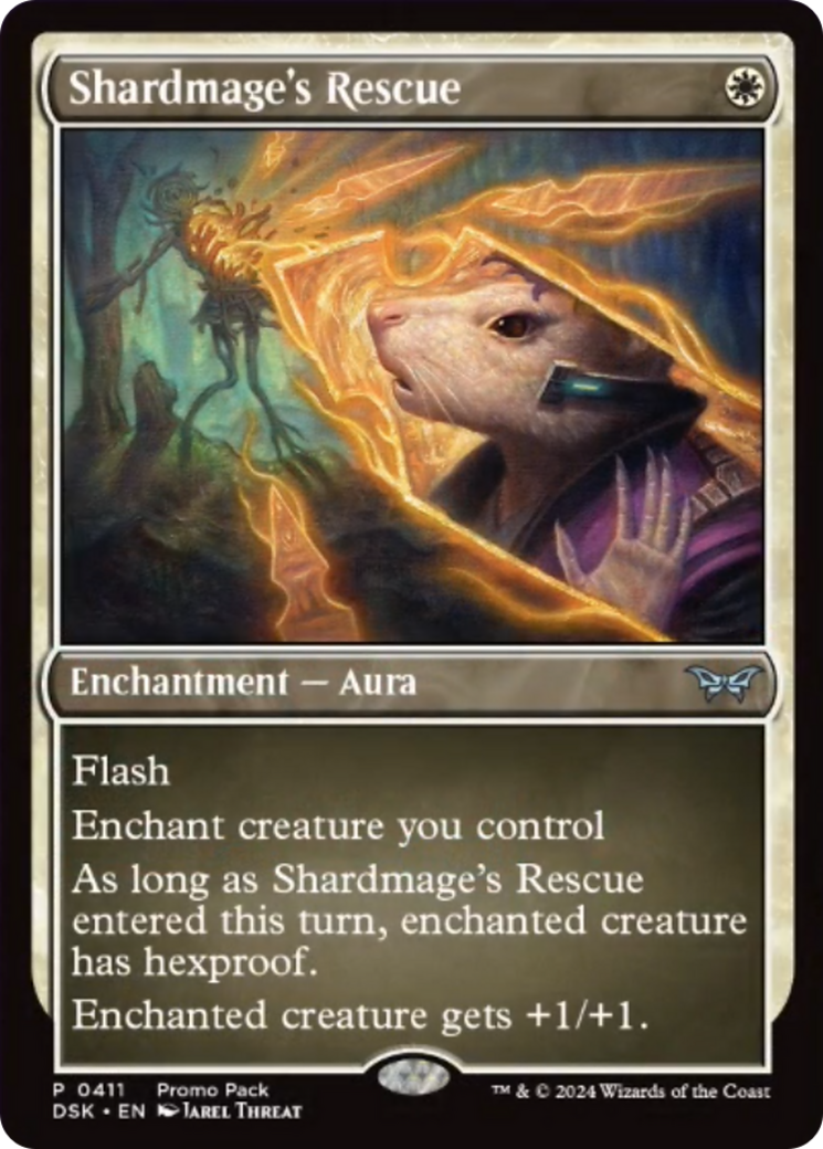Shardmage's Rescue (Promo Pack) [Duskmourn: House of Horror Promos] | Dumpster Cat Games