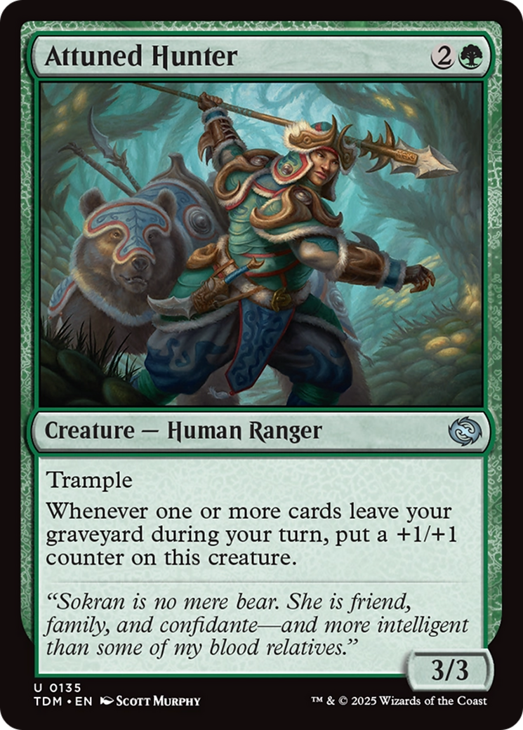 Attuned Hunter [Tarkir: Dragonstorm] | Dumpster Cat Games