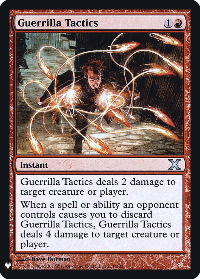 Guerrilla Tactics [Mystery Booster] | Dumpster Cat Games