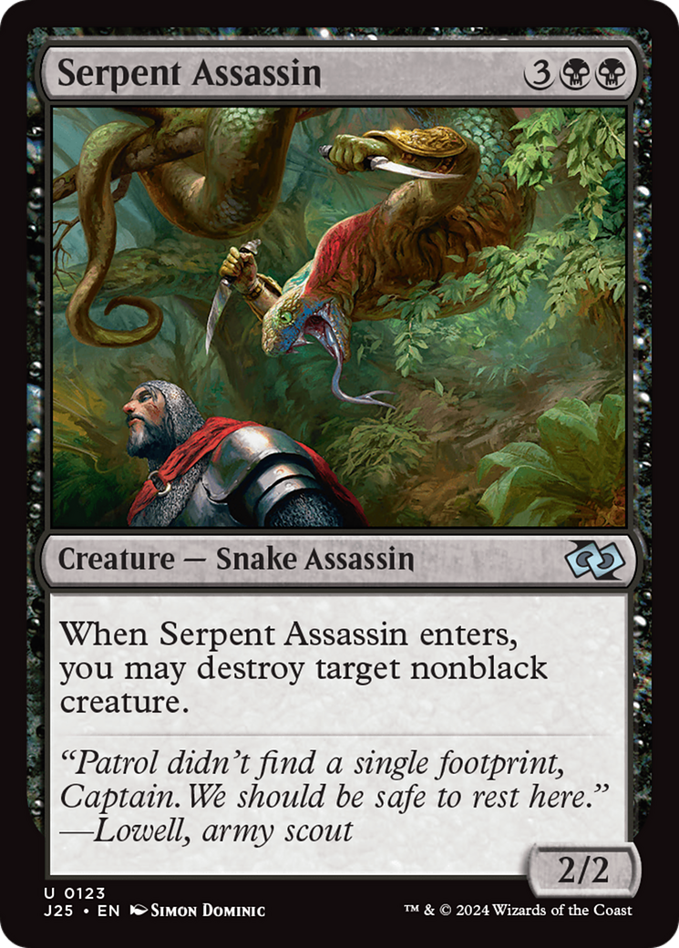 Serpent Assassin [Foundations Jumpstart] | Dumpster Cat Games
