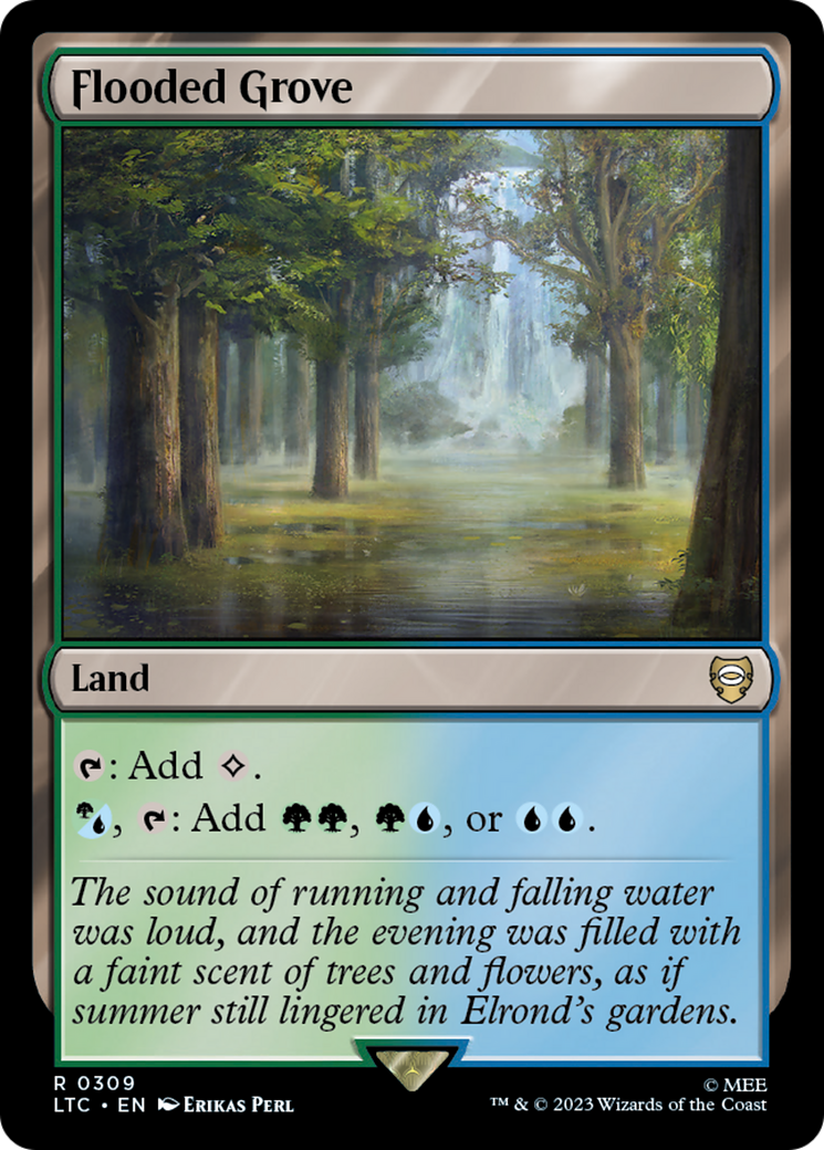 Flooded Grove [The Lord of the Rings: Tales of Middle-Earth Commander] | Dumpster Cat Games