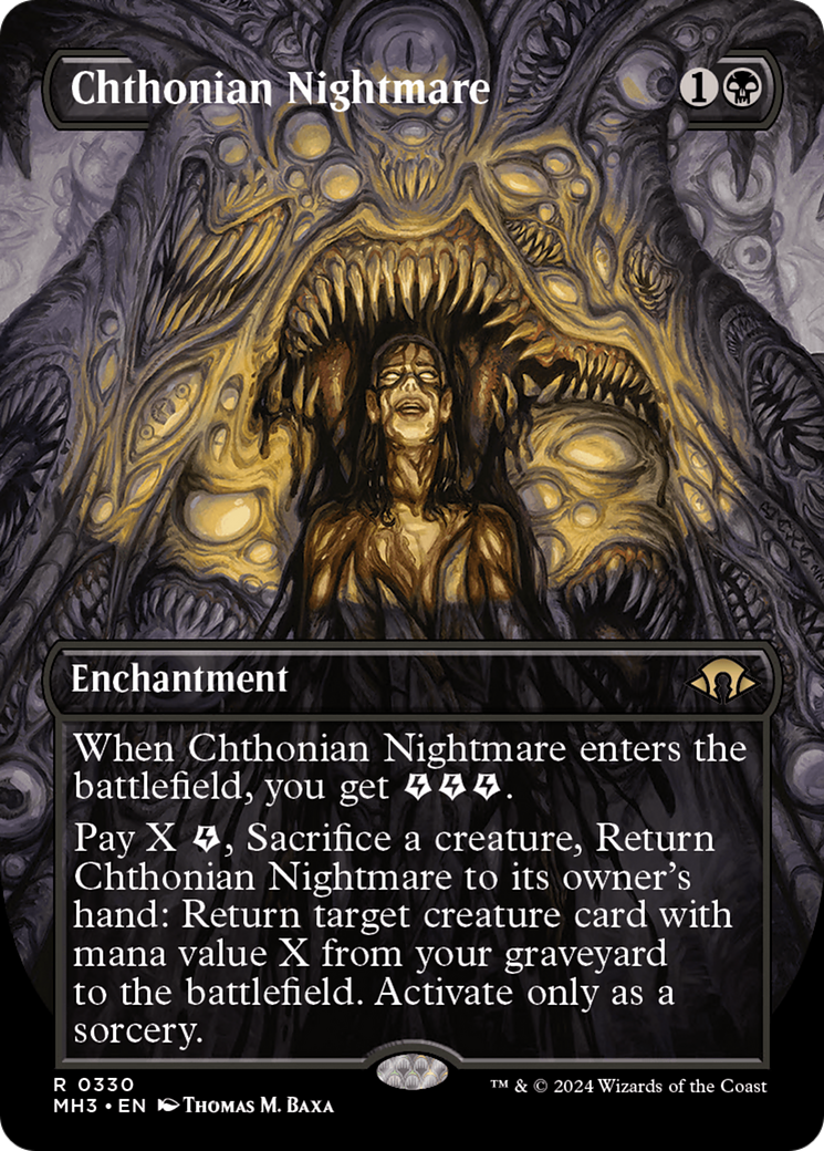 Chthonian Nightmare (Borderless) [Modern Horizons 3] | Dumpster Cat Games