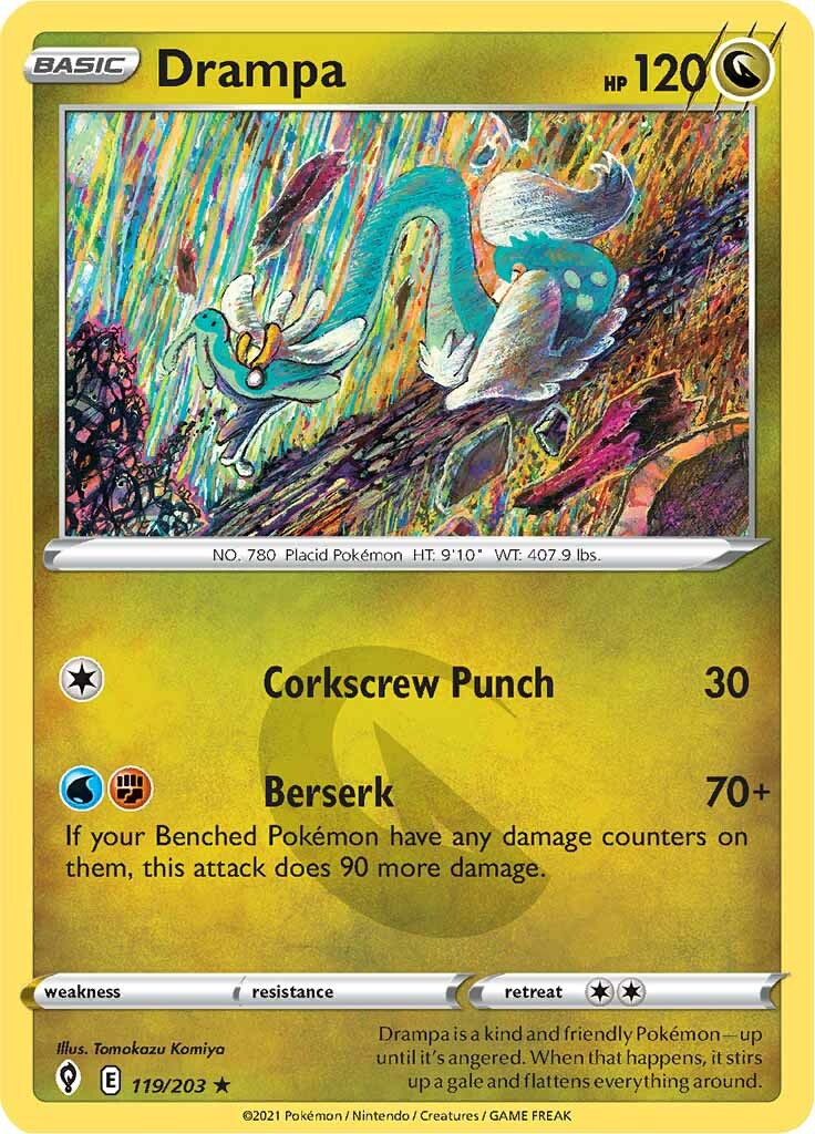 Drampa (119/203) [Sword & Shield: Evolving Skies] | Dumpster Cat Games