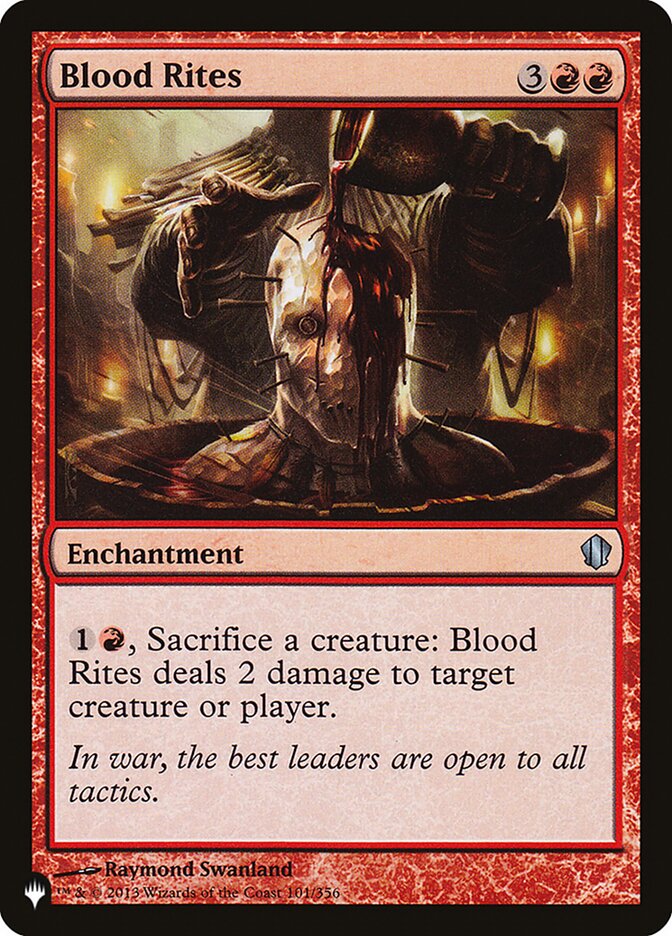 Blood Rites [The List] | Dumpster Cat Games