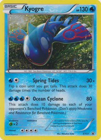 Kyogre (XY51) (Jumbo Card) [XY: Black Star Promos] | Dumpster Cat Games