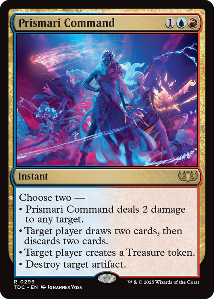 Prismari Command [Tarkir: Dragonstorm Commander] | Dumpster Cat Games