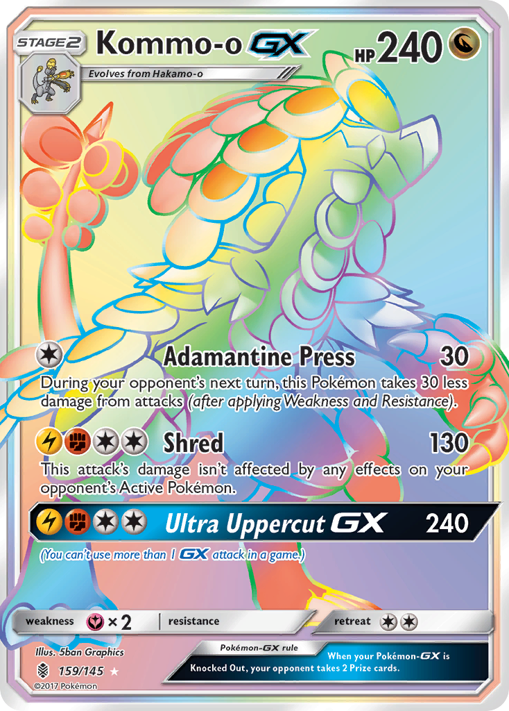Kommo-o GX (159/145) [Sun & Moon: Guardians Rising] | Dumpster Cat Games