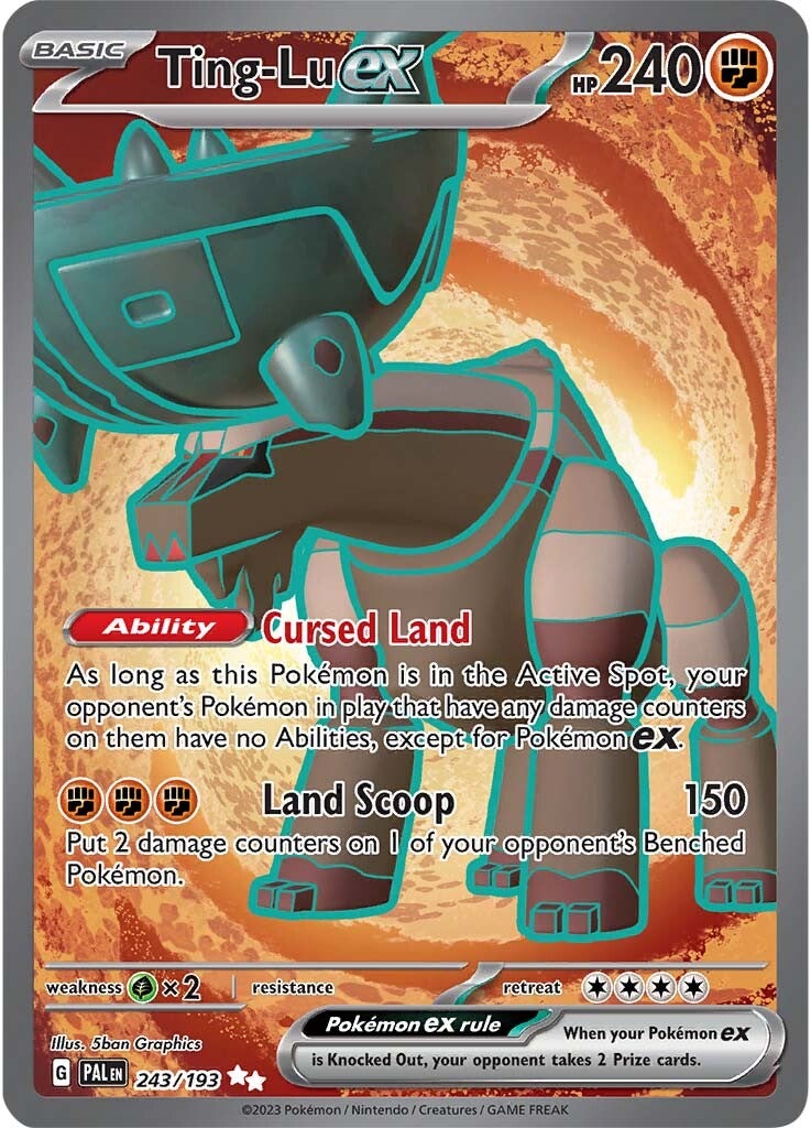 Ting-Lu ex (243/193) [Scarlet & Violet: Paldea Evolved] | Dumpster Cat Games