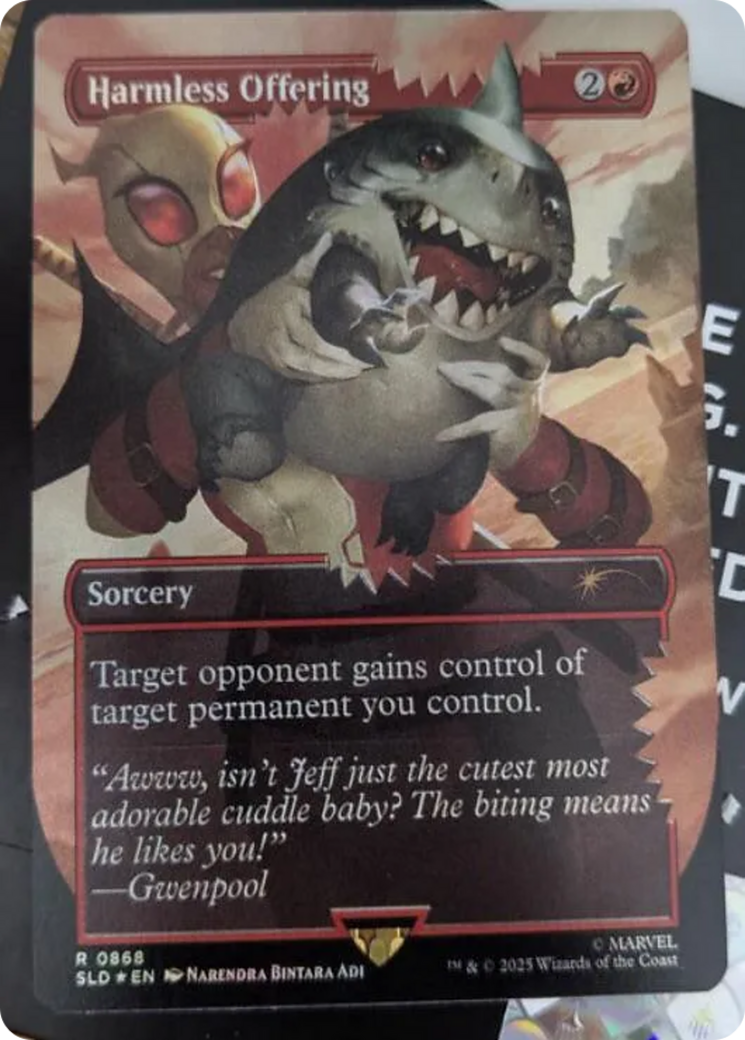 Harmless Offering (Rainbow Foil) [Secret Lair Drop Series] | Dumpster Cat Games