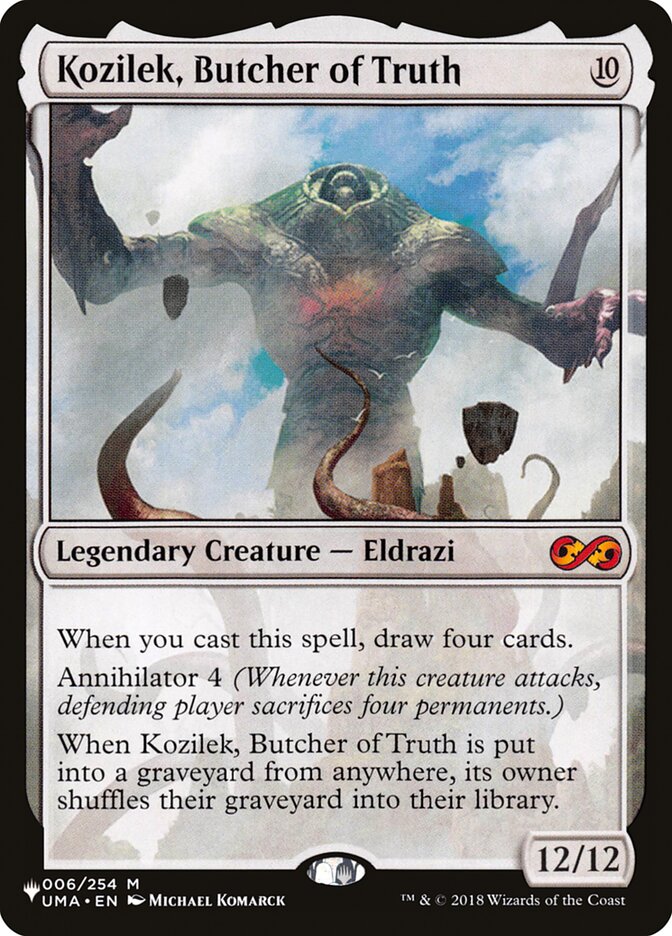 Kozilek, Butcher of Truth [The List] | Dumpster Cat Games