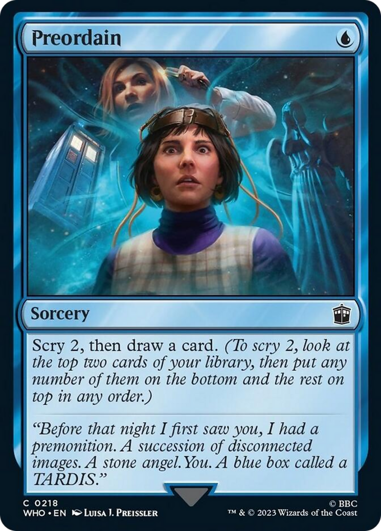 Preordain [Doctor Who] | Dumpster Cat Games
