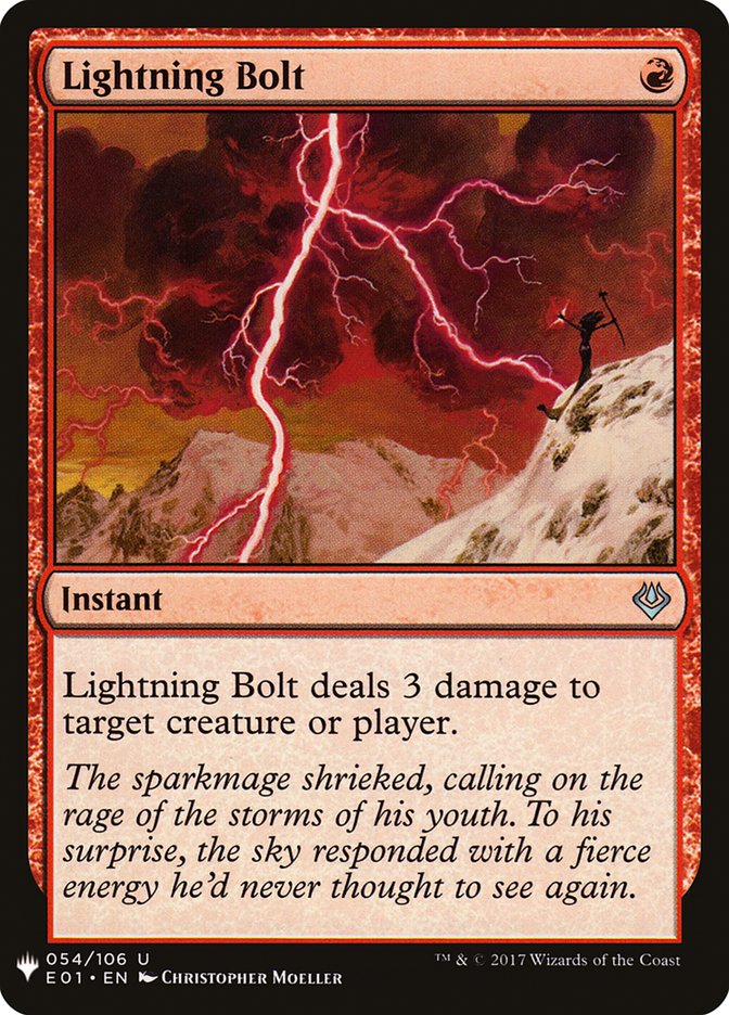 Lightning Bolt [Mystery Booster] | Dumpster Cat Games