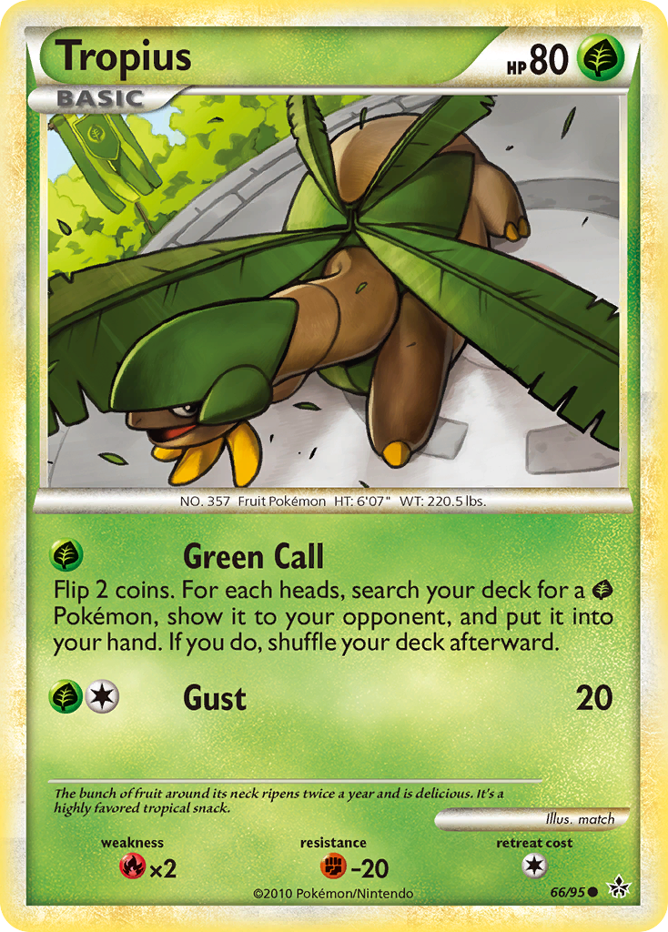 Tropius (66/95) [HeartGold & SoulSilver: Unleashed] | Dumpster Cat Games