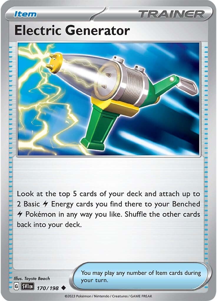 Electric Generator (170/198) [Scarlet & Violet: Base Set] | Dumpster Cat Games