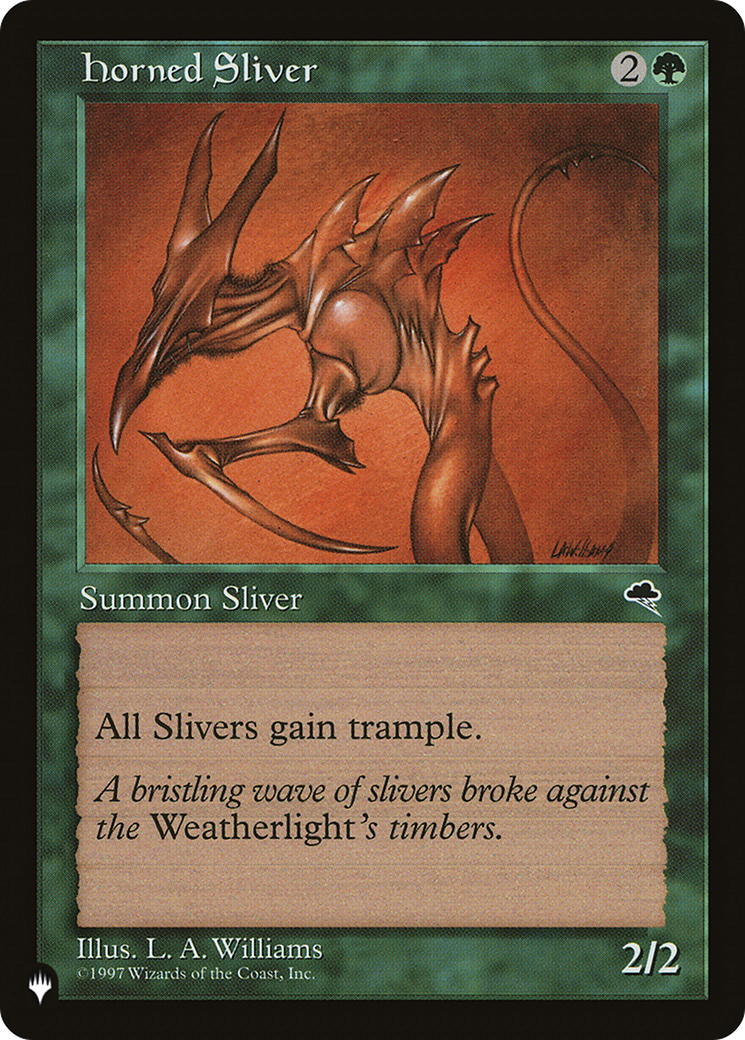 Horned Sliver [The List] | Dumpster Cat Games