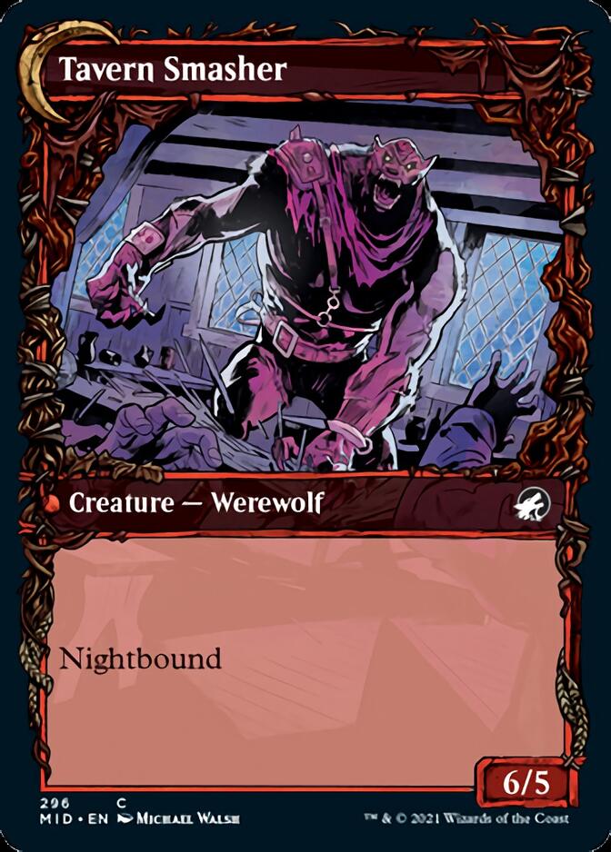 Tavern Ruffian // Tavern Smasher (Showcase Equinox) [Innistrad: Midnight Hunt] | Dumpster Cat Games