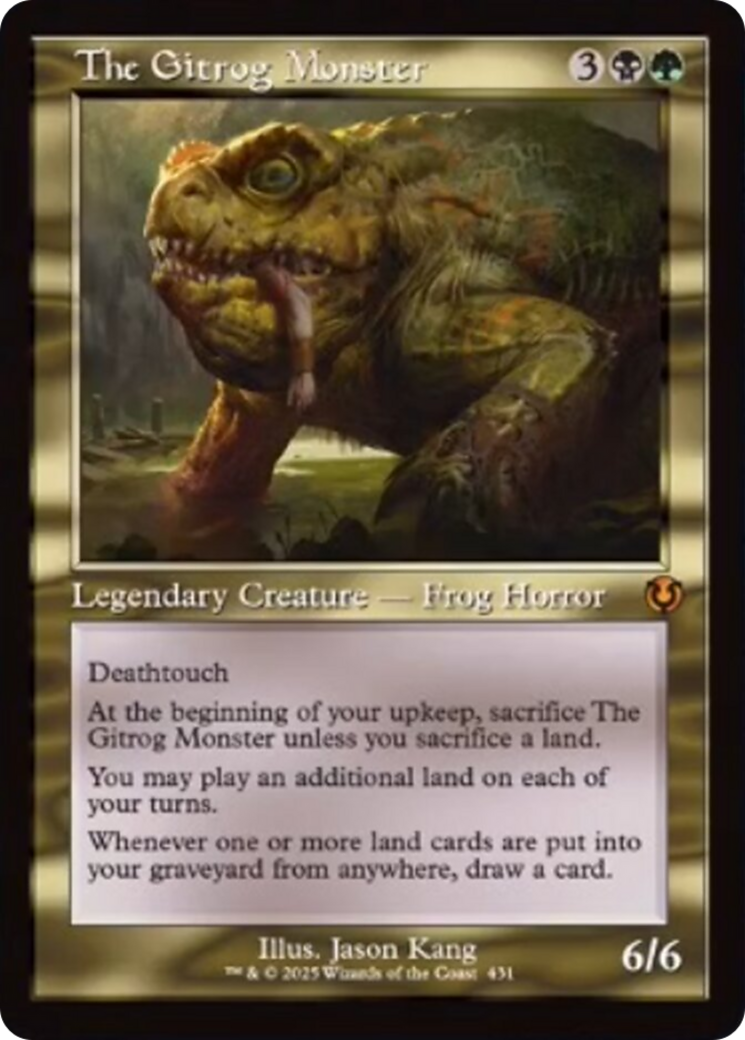 The Gitrog Monster (Retro Frame) [Innistrad Remastered] | Dumpster Cat Games