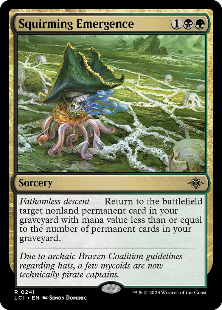 Squirming Emergence [The Lost Caverns of Ixalan] | Dumpster Cat Games