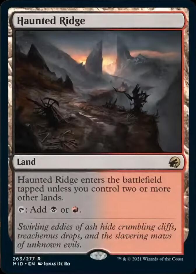 Haunted Ridge [Innistrad: Midnight Hunt] | Dumpster Cat Games