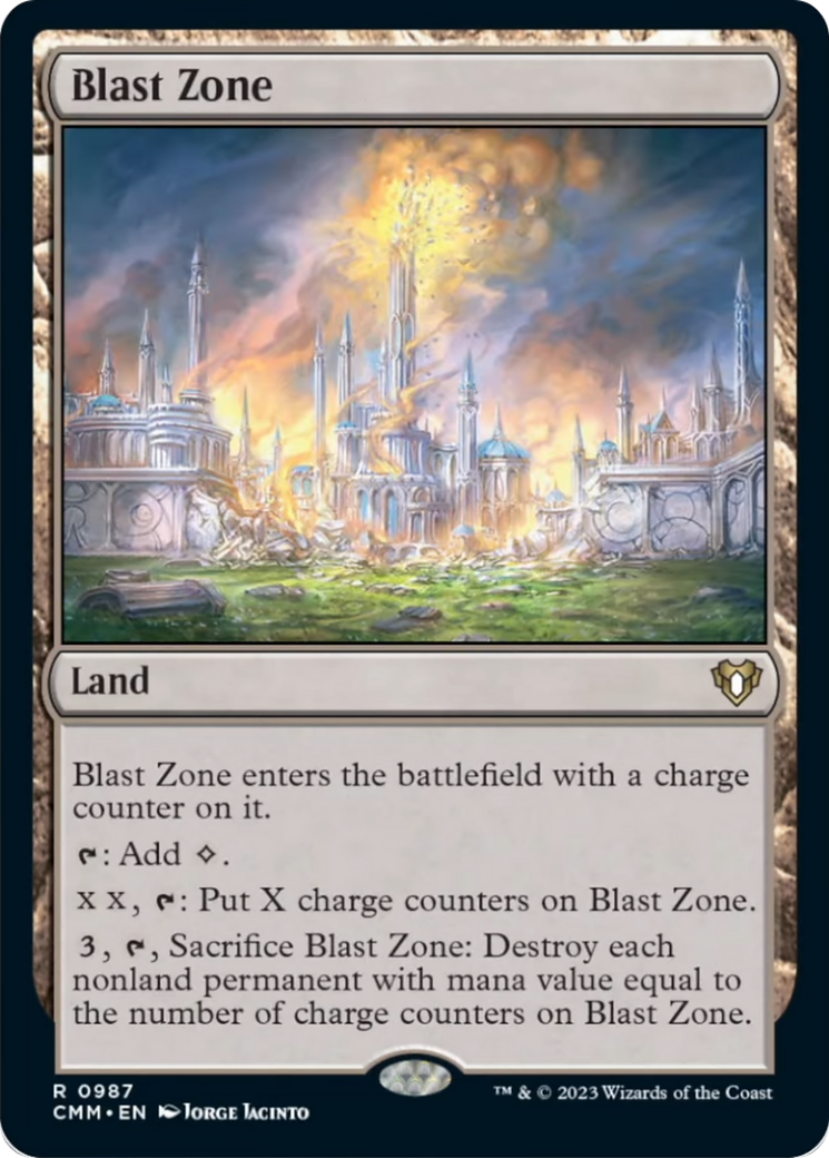 Blast Zone [Commander Masters] | Dumpster Cat Games