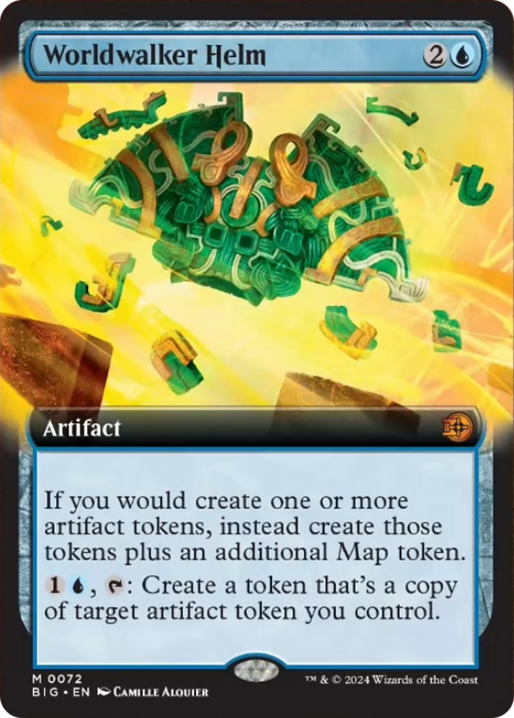 Worldwalker Helm (Extended Art) [Outlaws of Thunder Junction: The Big Score] | Dumpster Cat Games