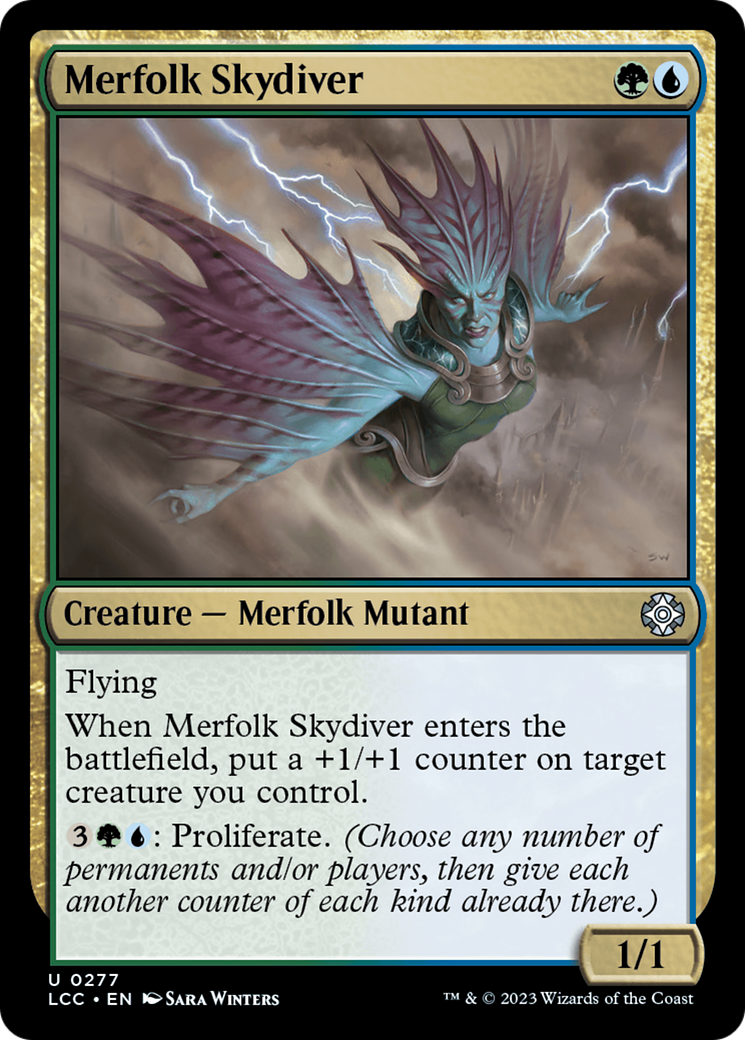 Merfolk Skydiver [The Lost Caverns of Ixalan Commander] | Dumpster Cat Games