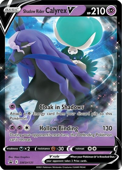 Shadow Rider Calyrex V (SWSH131) [Sword & Shield: Black Star Promos] | Dumpster Cat Games