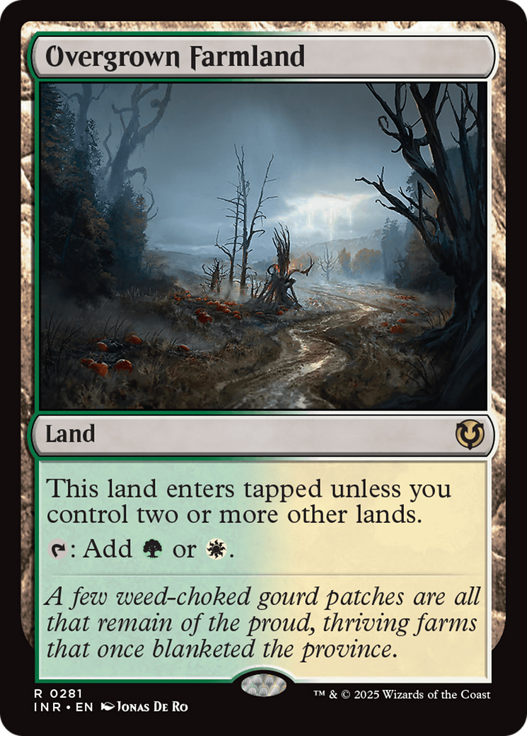 Overgrown Farmland [Innistrad Remastered] | Dumpster Cat Games