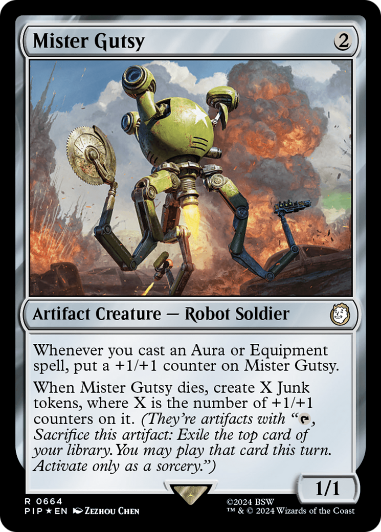 Mister Gutsy (Surge Foil) [Fallout] | Dumpster Cat Games