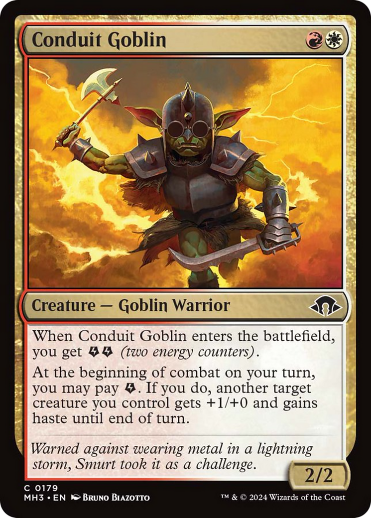 Conduit Goblin [Modern Horizons 3] | Dumpster Cat Games