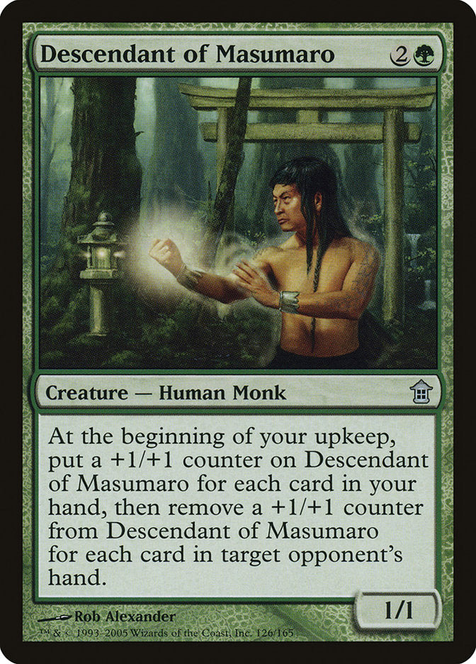 Descendant of Masumaro [Saviors of Kamigawa] | Dumpster Cat Games