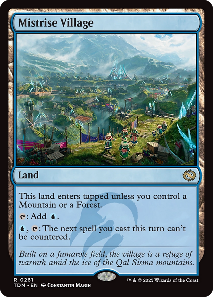 Mistrise Village [Tarkir: Dragonstorm] | Dumpster Cat Games