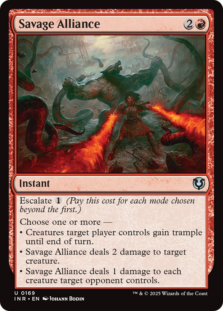 Savage Alliance [Innistrad Remastered] | Dumpster Cat Games