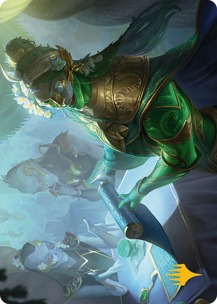 Sibsig Appraiser Art Card (8/54) [Tarkir: Dragonstorm Art Series] | Dumpster Cat Games