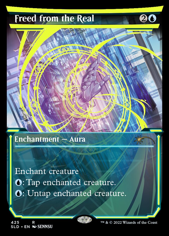 Freed from the Real (Neon Ink Yellow) [Secret Lair Drop Series] | Dumpster Cat Games