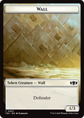 Insect (0023) // Wall Double-Sided Token [Tarkir: Dragonstorm Commander Tokens] | Dumpster Cat Games