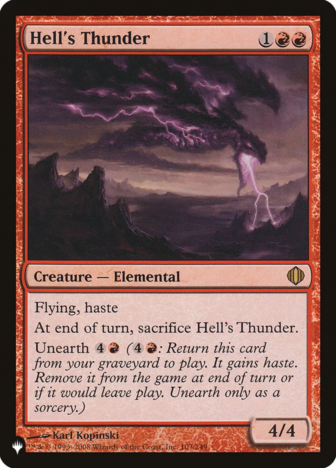 Hell's Thunder [The List] | Dumpster Cat Games