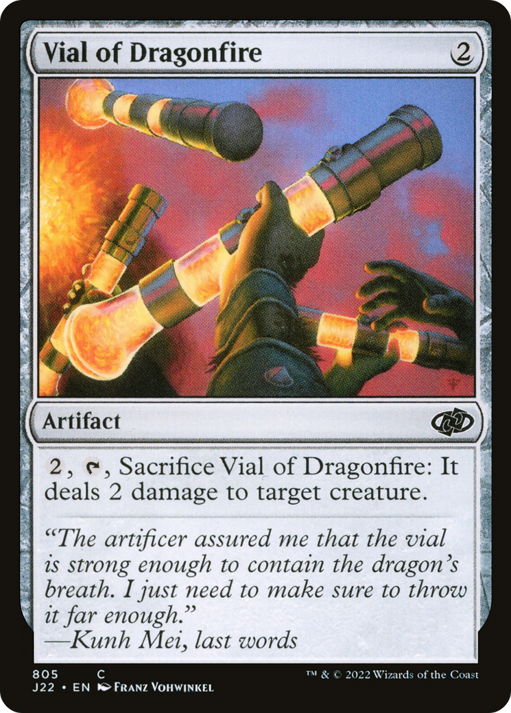 Vial of Dragonfire [Jumpstart 2022] | Dumpster Cat Games