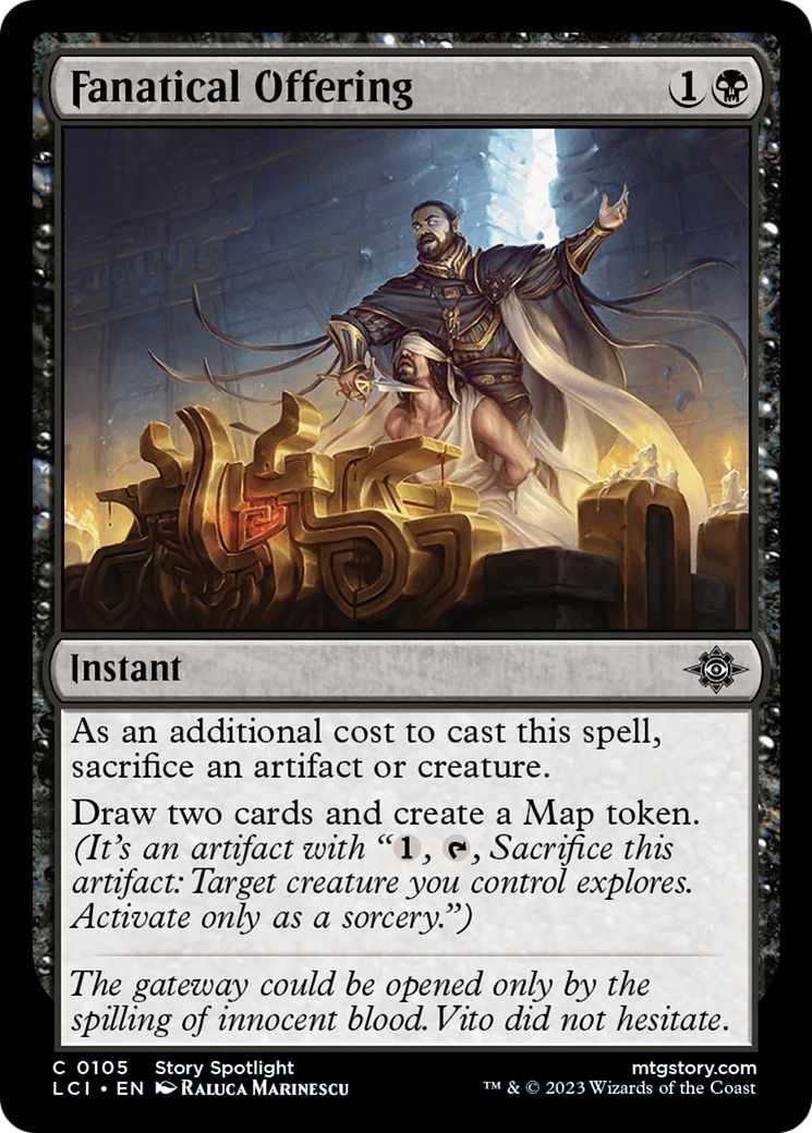 Fanatical Offering [The Lost Caverns of Ixalan] | Dumpster Cat Games