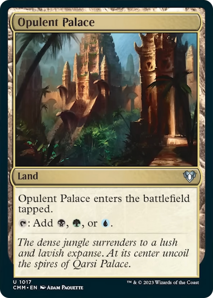 Opulent Palace [Commander Masters] | Dumpster Cat Games