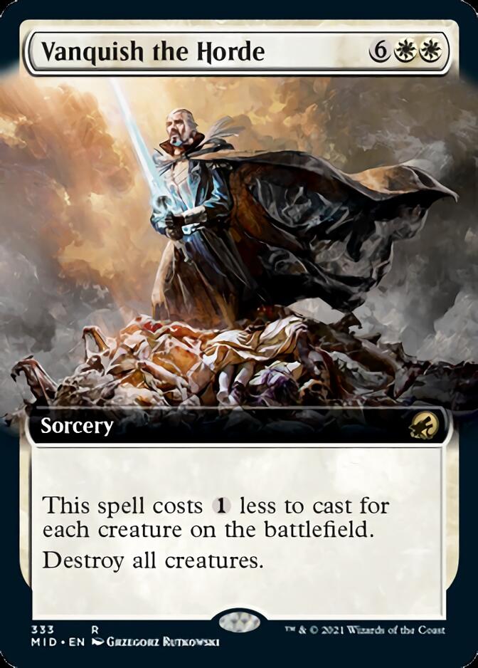 Vanquish the Horde (Extended Art) [Innistrad: Midnight Hunt] | Dumpster Cat Games