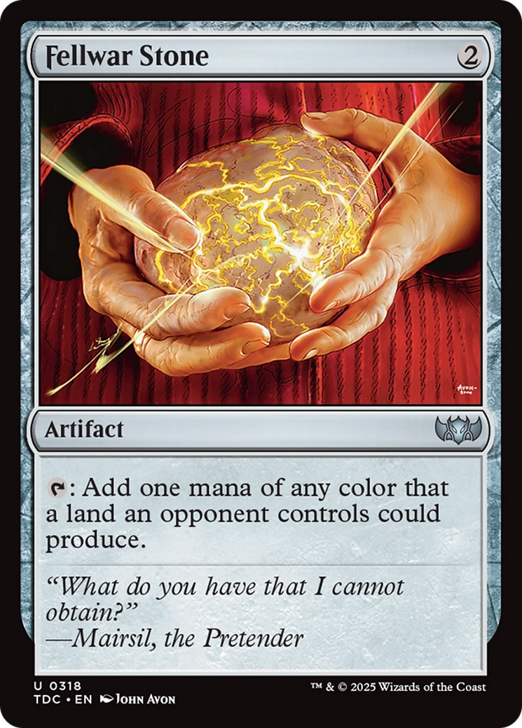 Fellwar Stone [Tarkir: Dragonstorm Commander] | Dumpster Cat Games