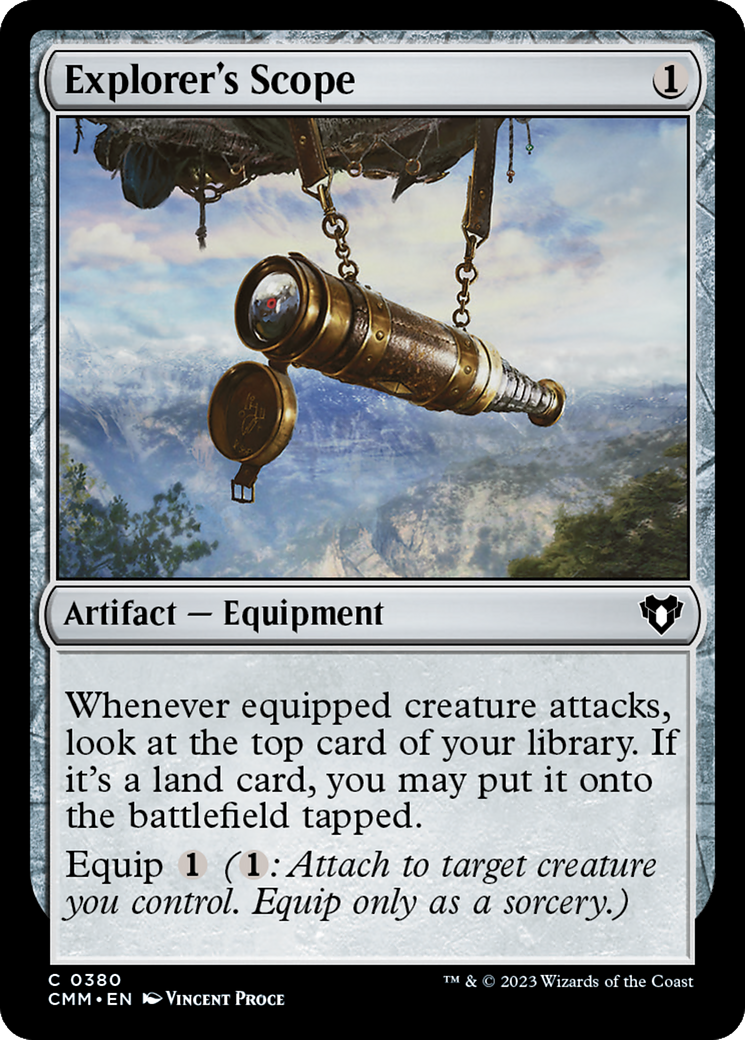 Explorer's Scope [Commander Masters] | Dumpster Cat Games